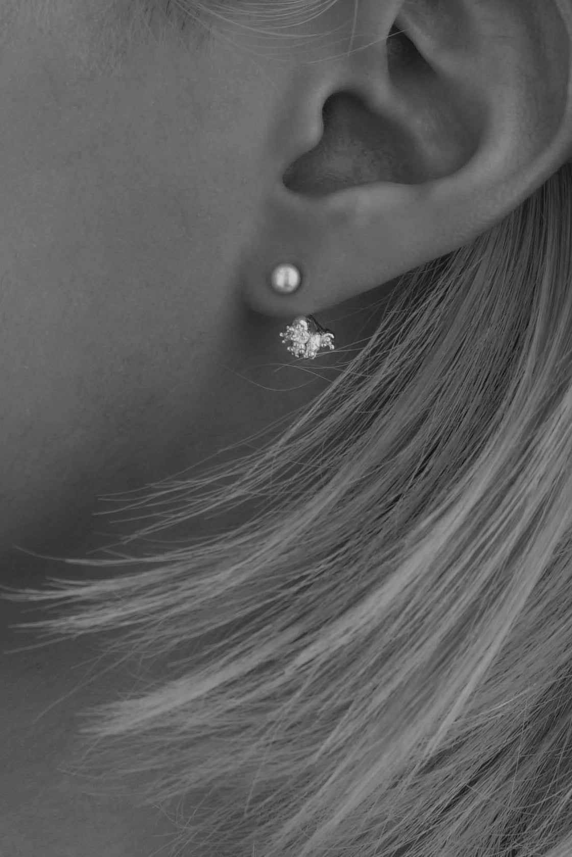 Black Fruit Earrings