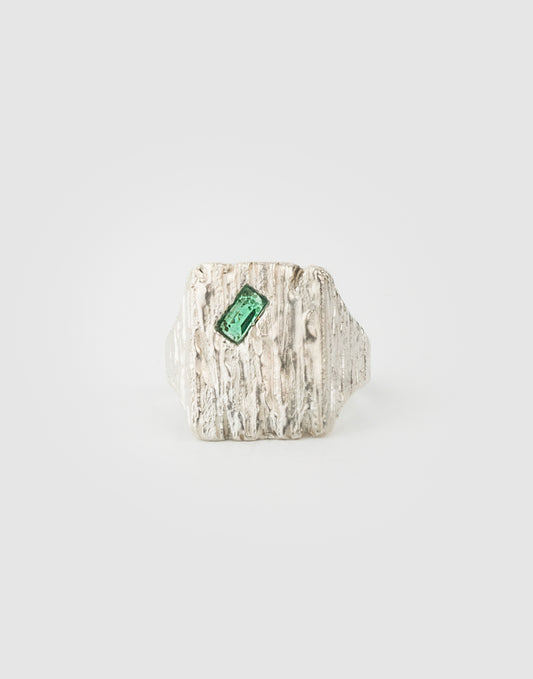 Olivine Signet ring