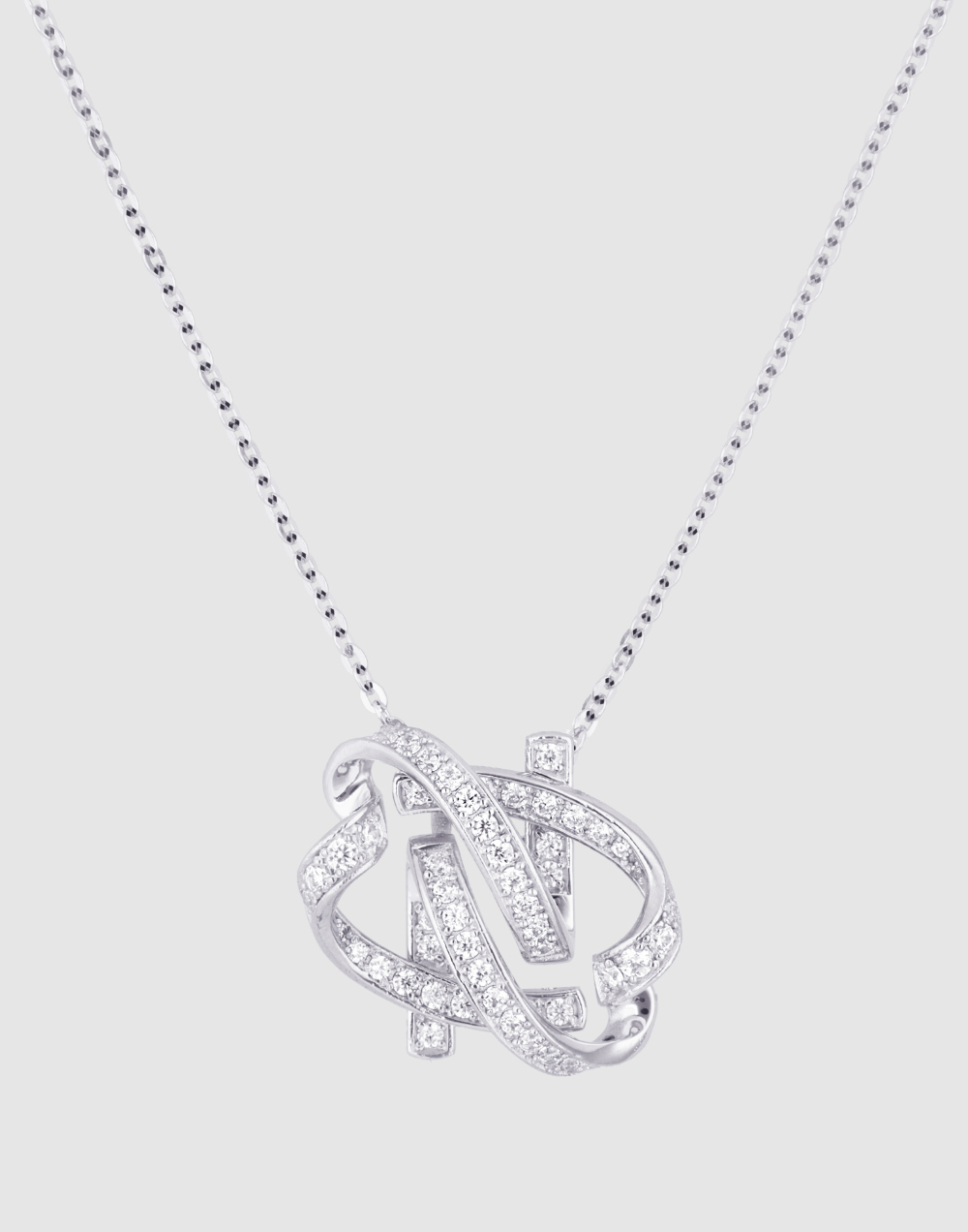 Authentique Necklace [K-Drama 'Marry My Husband'] - Silver(Plated White gold)