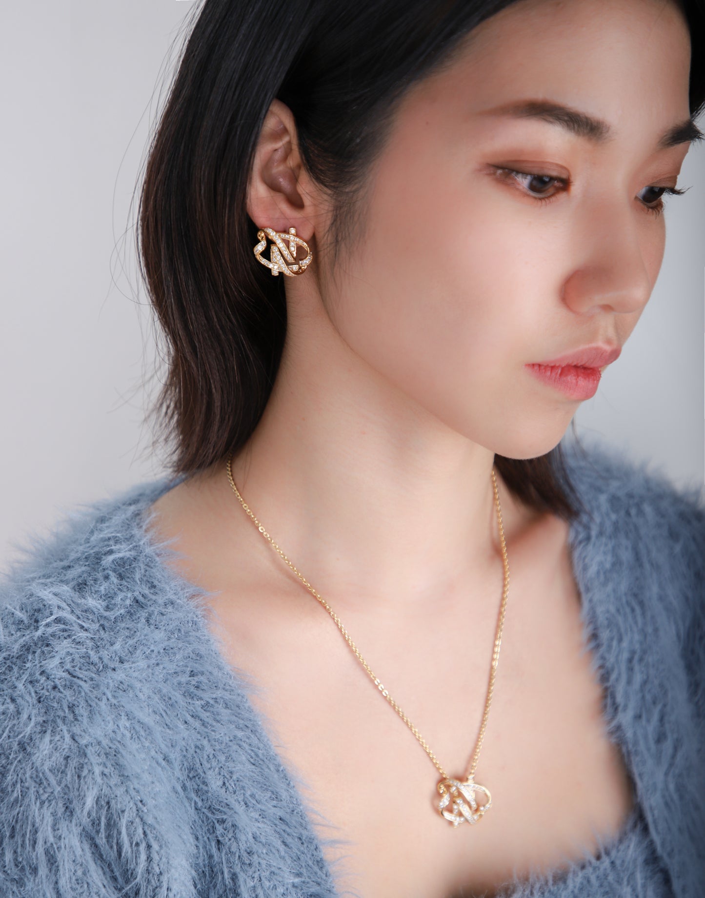 Authentique Necklace [K-Drama 'Marry My Husband'] - Silver(Plated 18K gold)