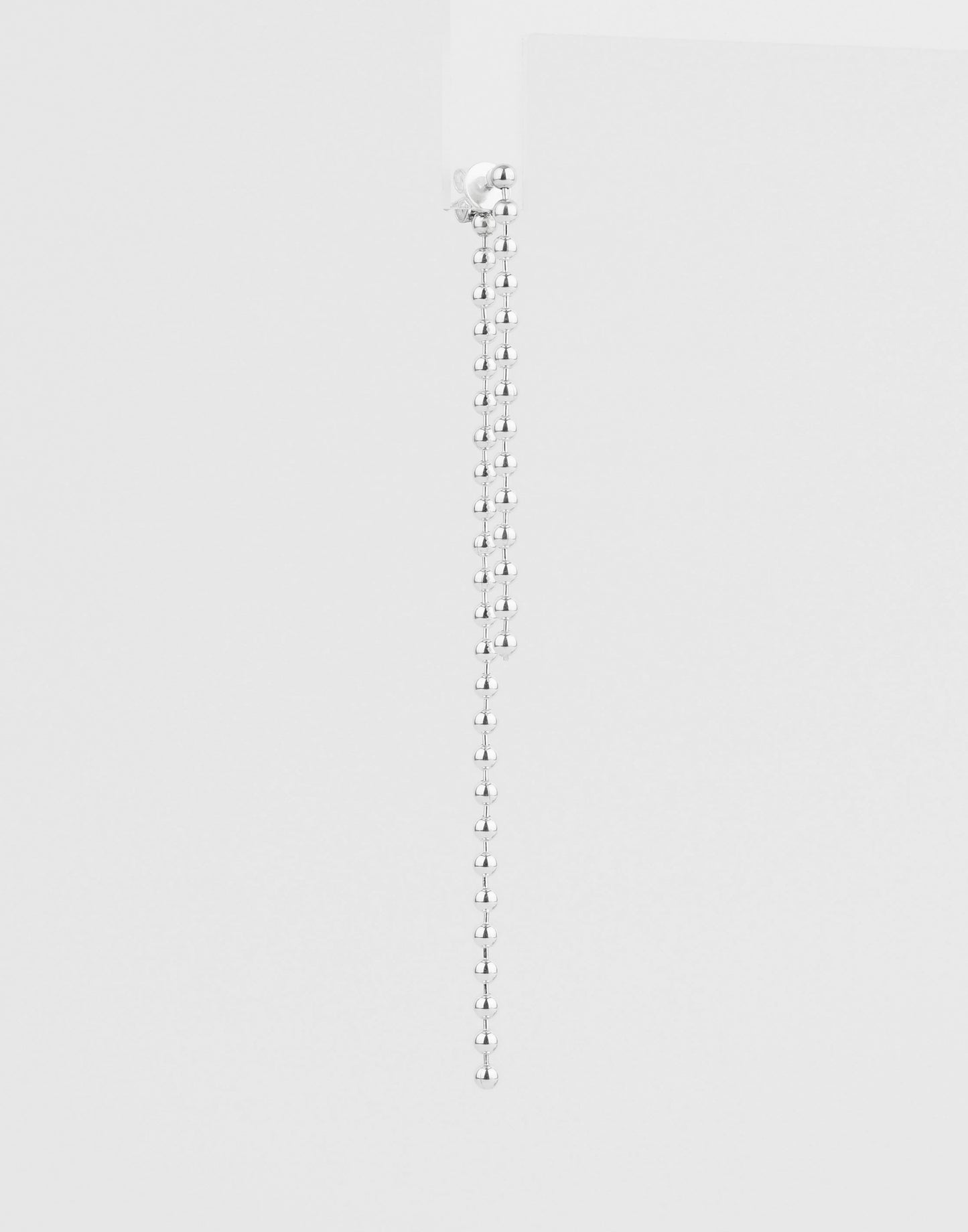 Thin Ball Chain Earring (1pc)