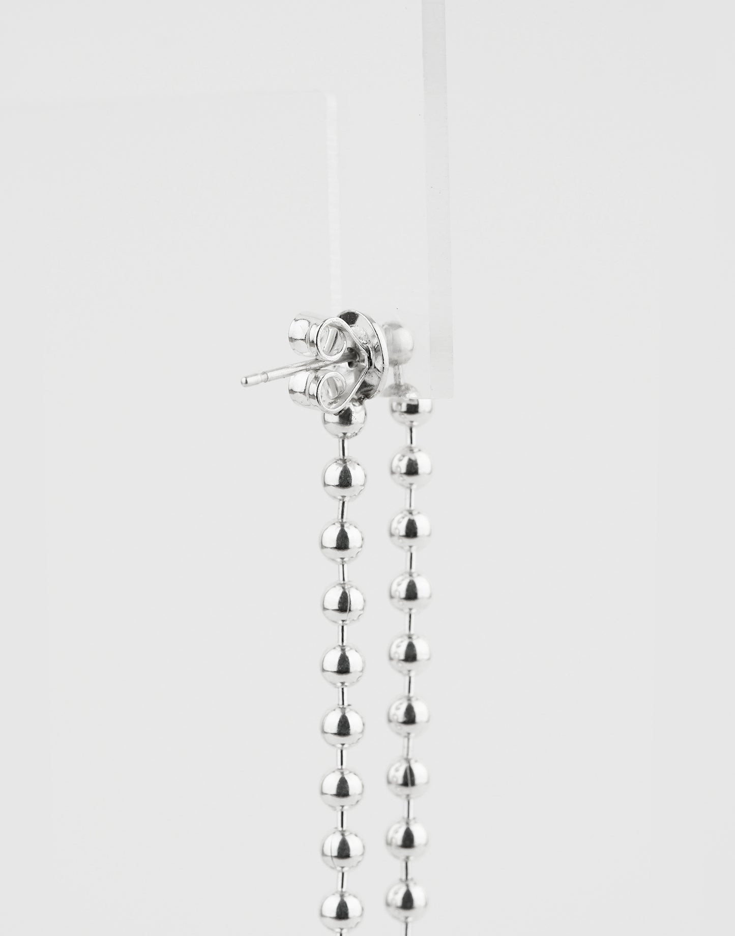 Thin Ball Chain Earring (1pc)