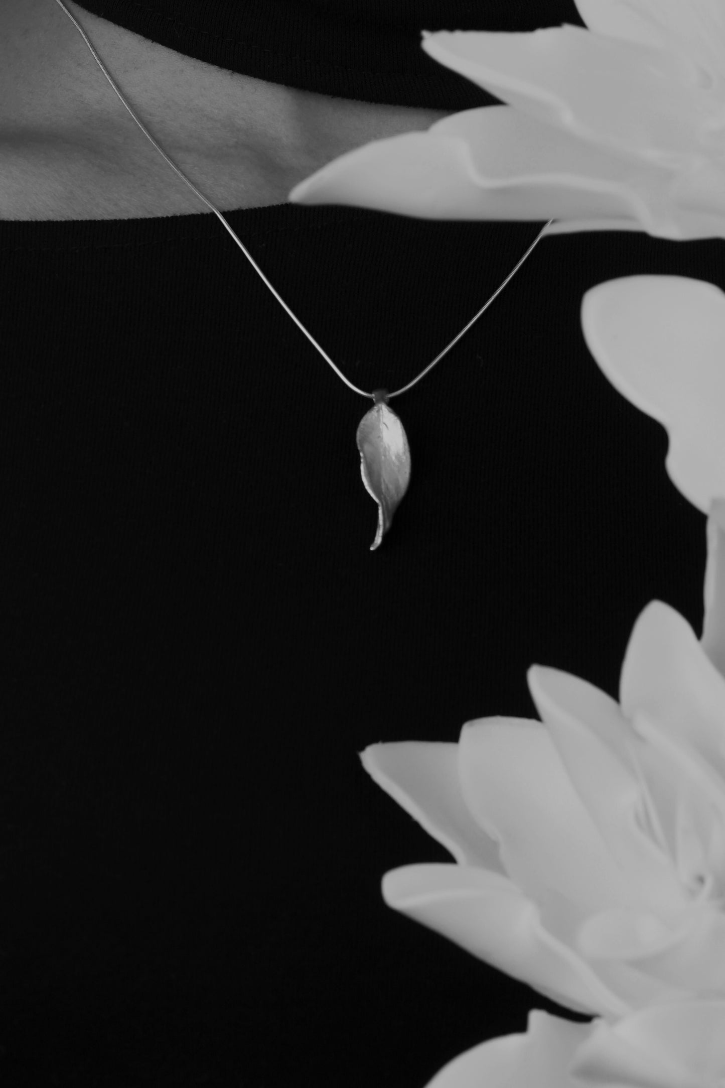 Peace Lily Necklace