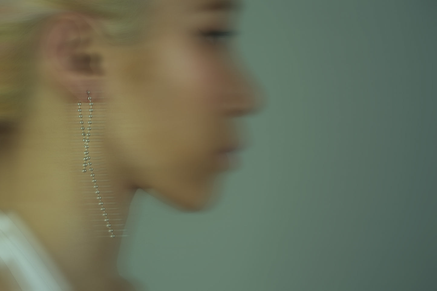 Thin Ball Chain Earring (1pc)